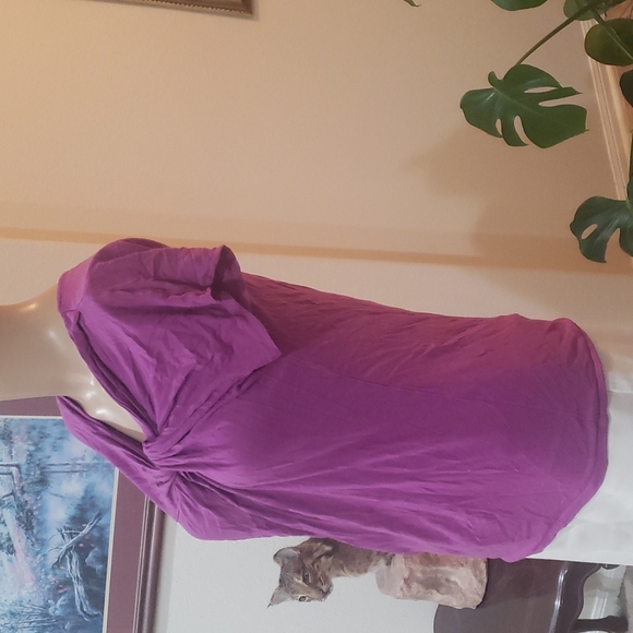 Loft sp twisted scoop neck soft rayon - Picture 2 of 6